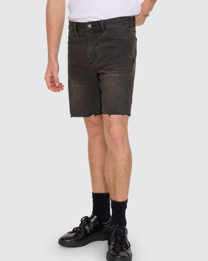 Thrills Bones Raw Slim Denim Short