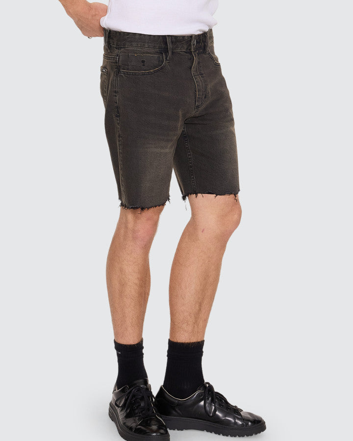 Thrills Bones Raw Slim Denim Short