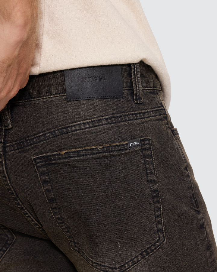 Thrills Bones Raw Slim Denim Short