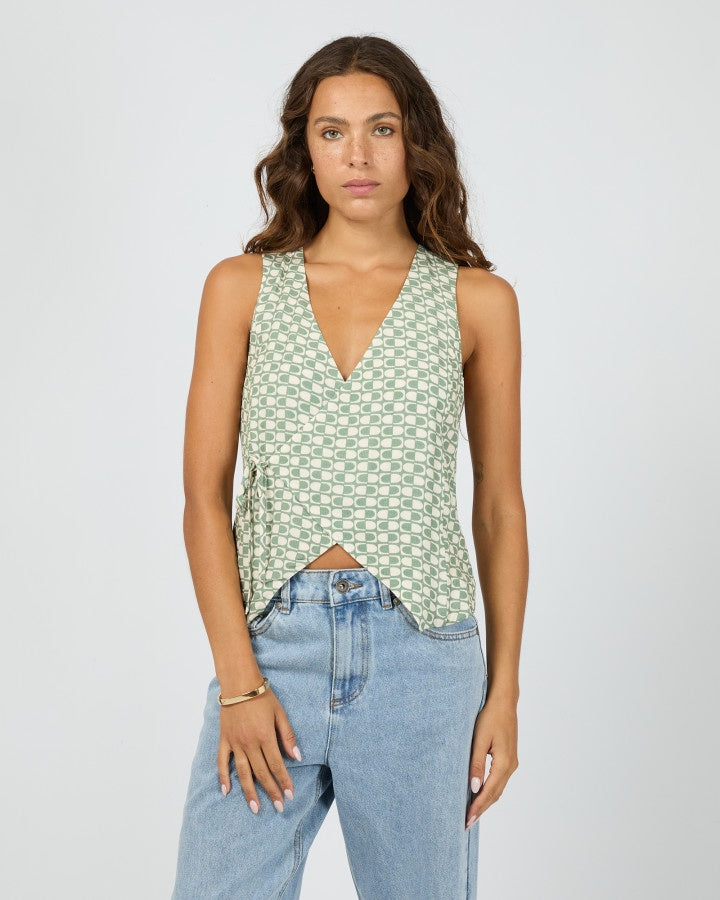Silent Theory Bonnie Tie Top