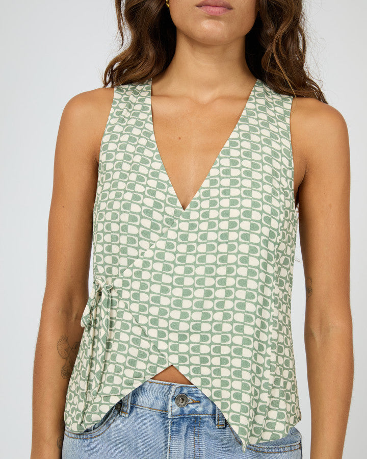 Silent Theory Bonnie Tie Top