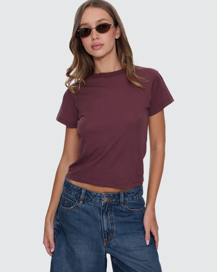 Thrills Boy Tee - Bitter Chocolate