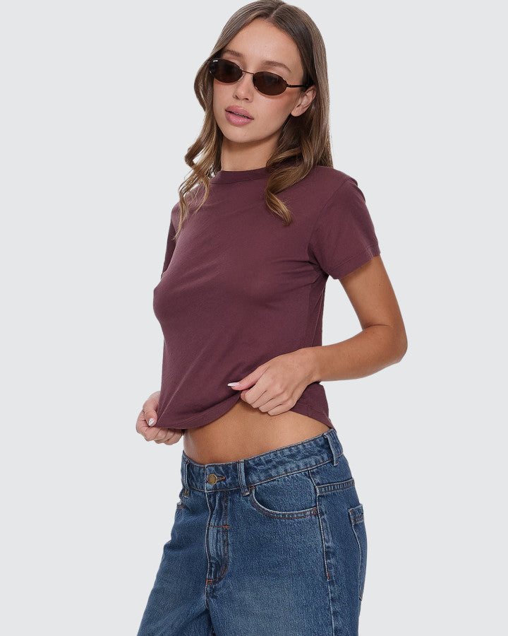 Thrills Boy Tee - Bitter Chocolate
