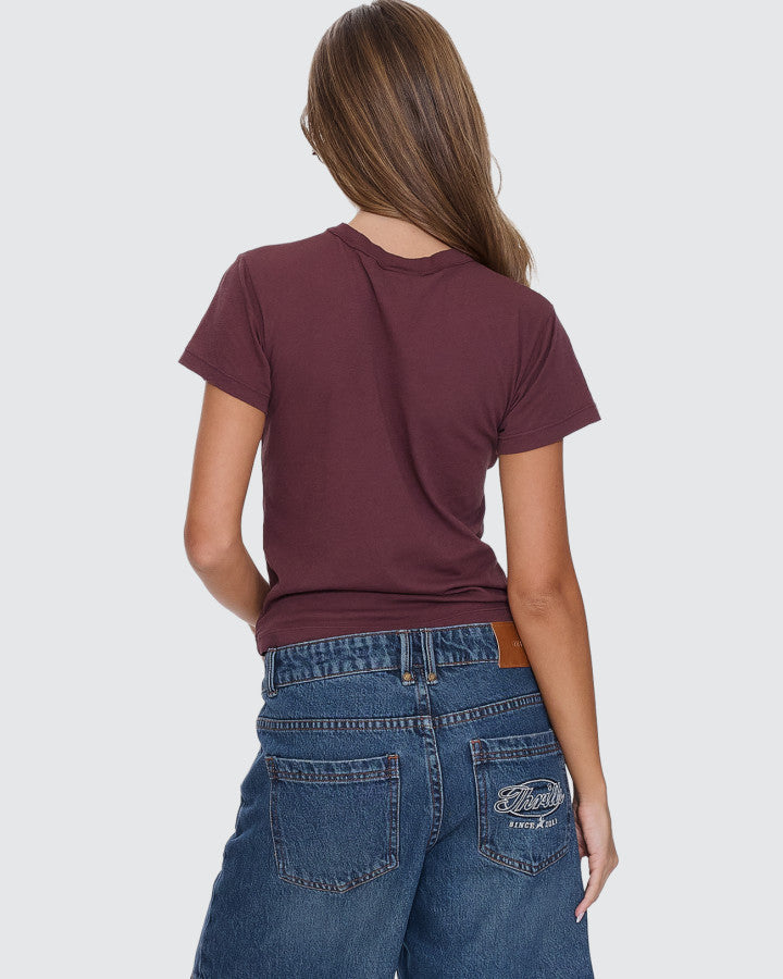 Thrills Boy Tee - Bitter Chocolate