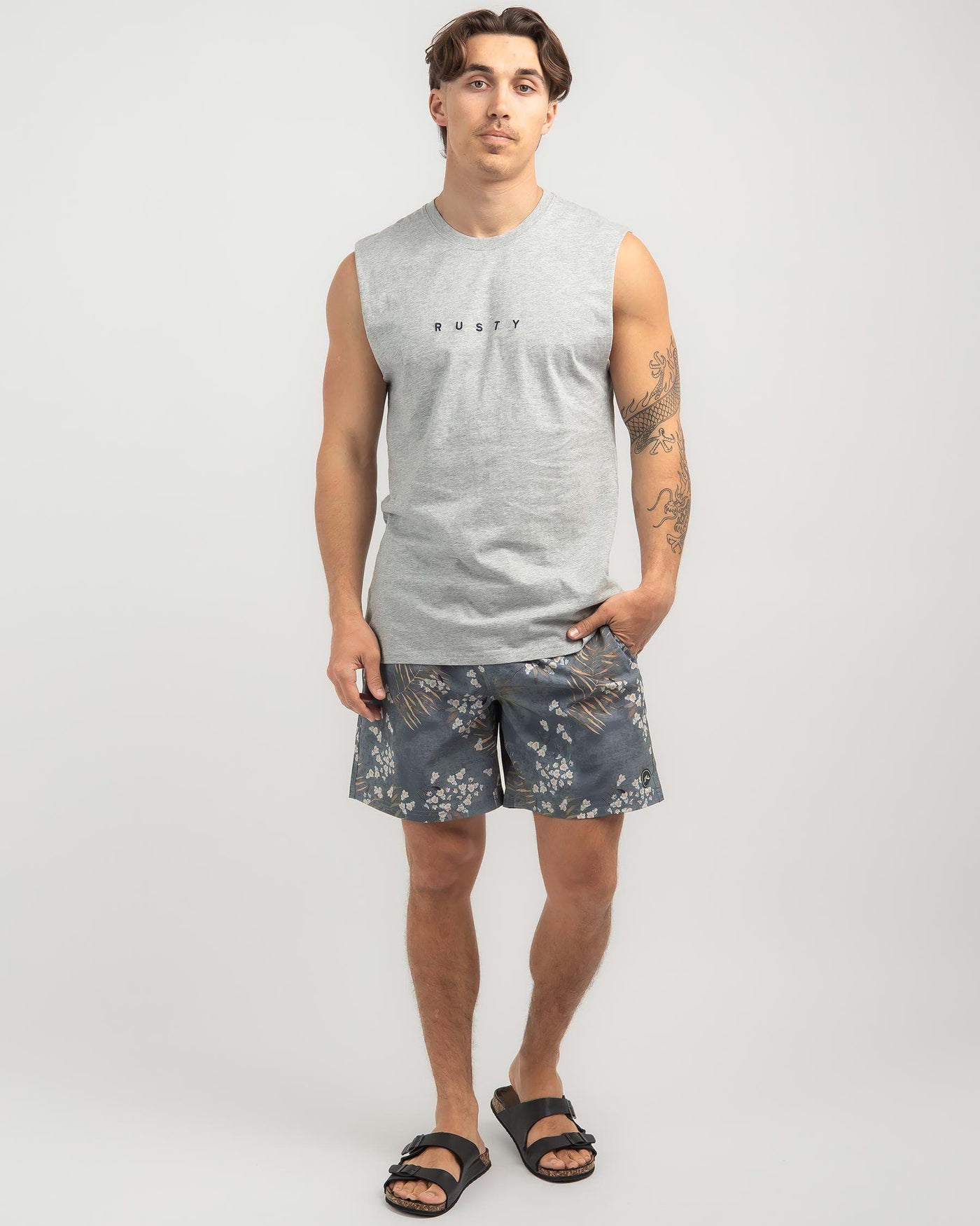 Rusty Peking Elastic Boardshort