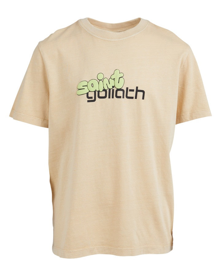 St Goliath Bubble text tee (size 3-7)