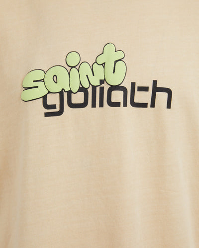 St Goliath Bubble text tee (size 3-7)