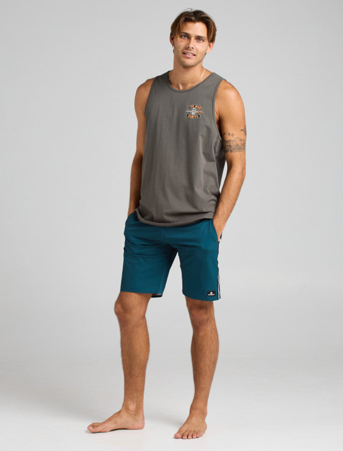 The Mad Hueys Captain Cooked | Tank - Charcoal