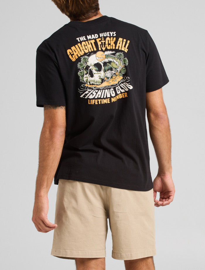 The Mad Hueys Caught FK All | SS Tee - Black