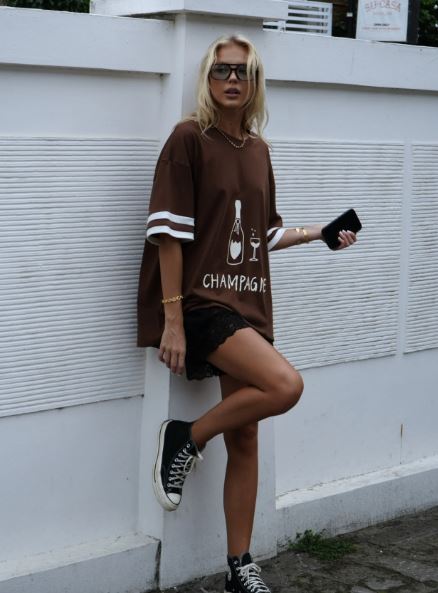 Luna Lane Champagne Tee