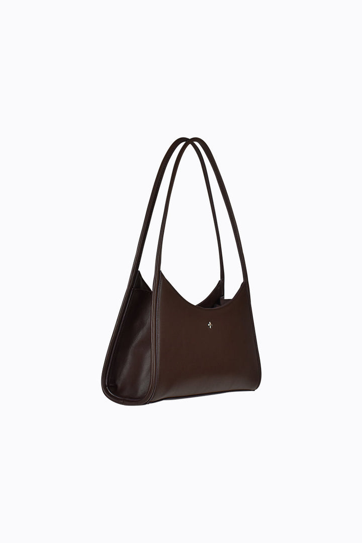 Peta + Jain Margy Double Handle Shoulder Bag Choc