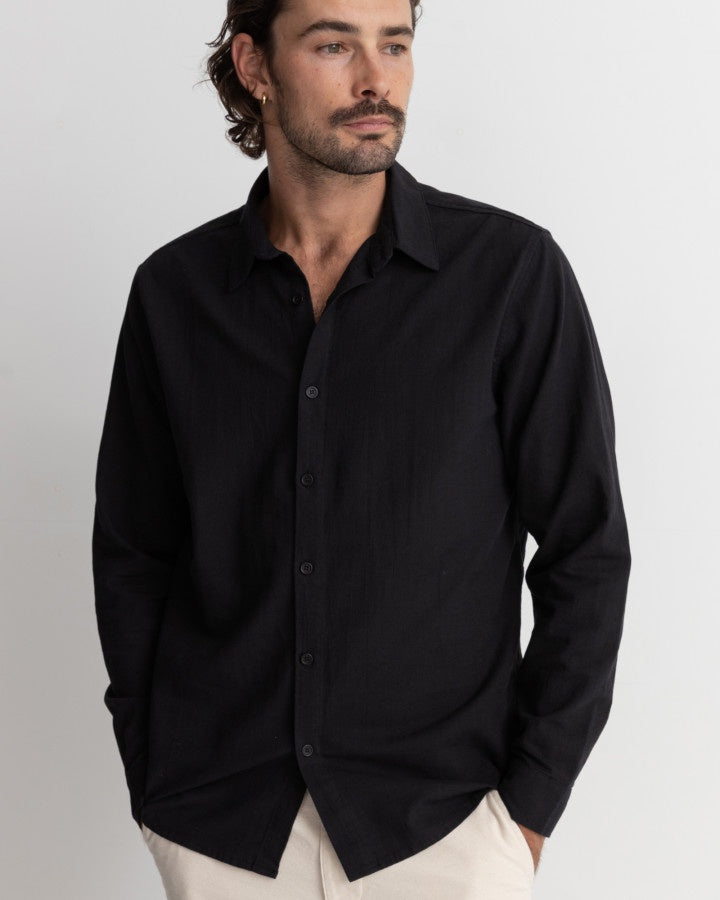 Rhythm Classic Linen LS Shirt