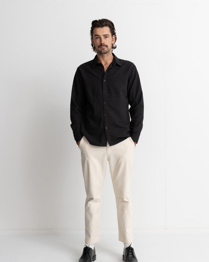 Rhythm Classic Linen LS Shirt