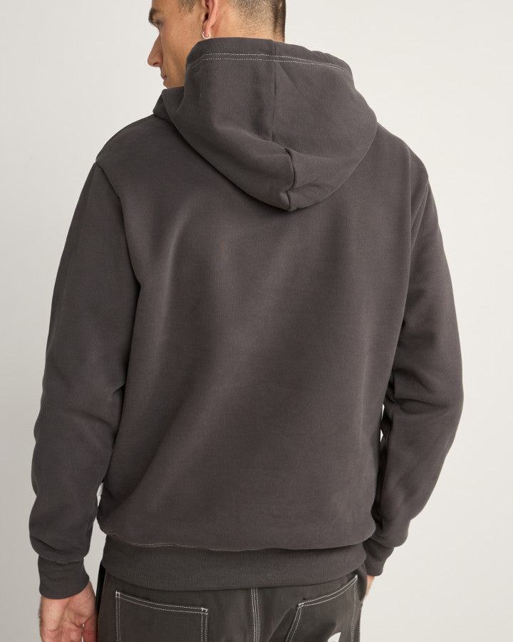 Rhythm Contrast Stitch Hood