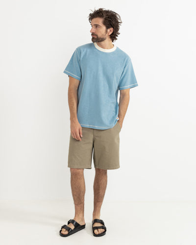 Rhythm Contrast Vintage Terry Ss T-Shirt