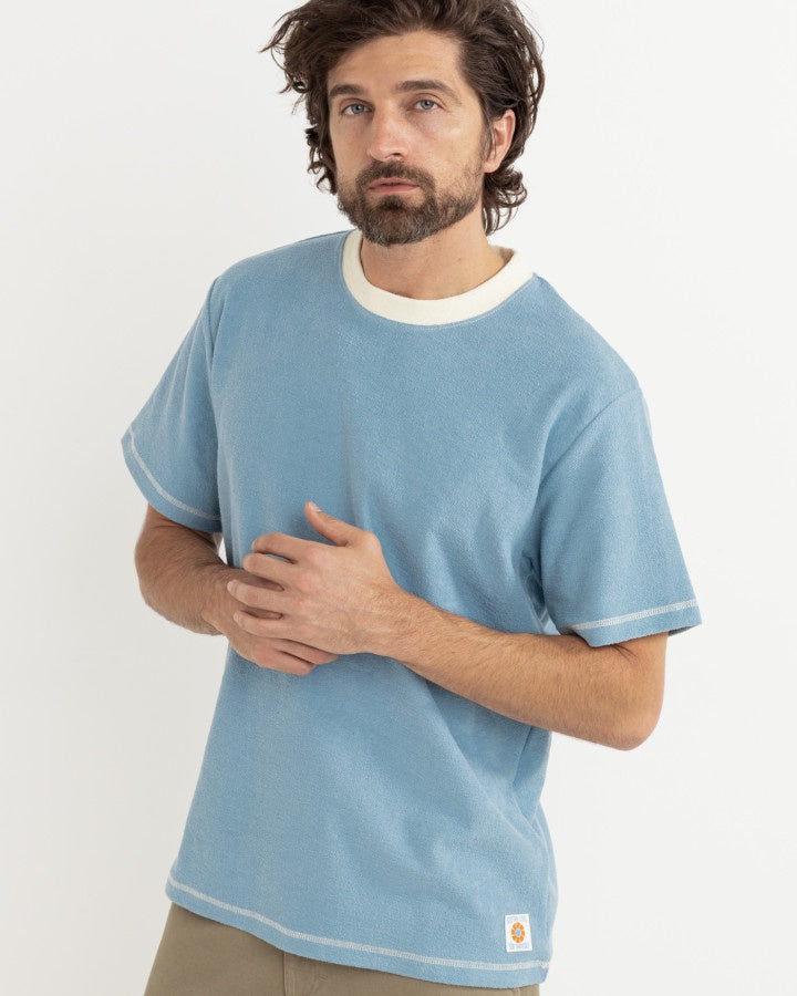 Rhythm Contrast Vintage Terry Ss T-Shirt