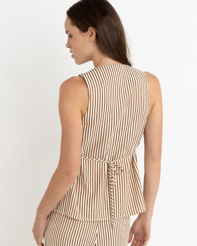 Rhythm Cove Stripe Long Vest