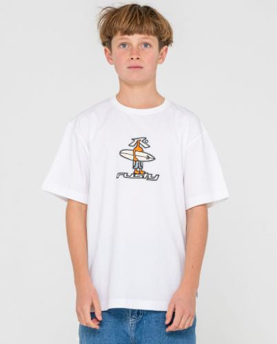 Rusty Dr. Dot Short Sleeve Tee Boys