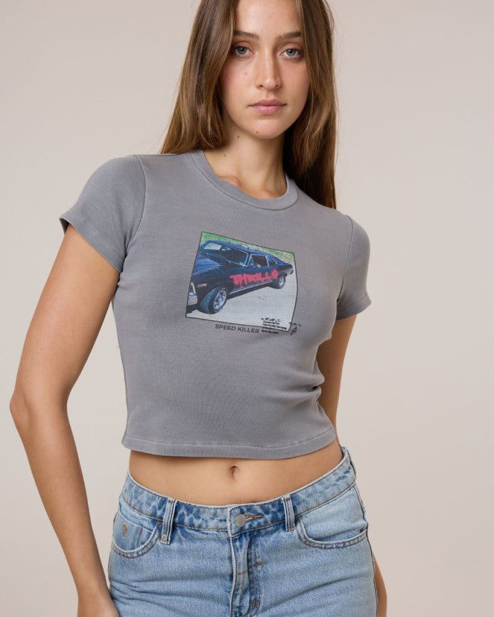 Thrills Die Fighting Mini Tee