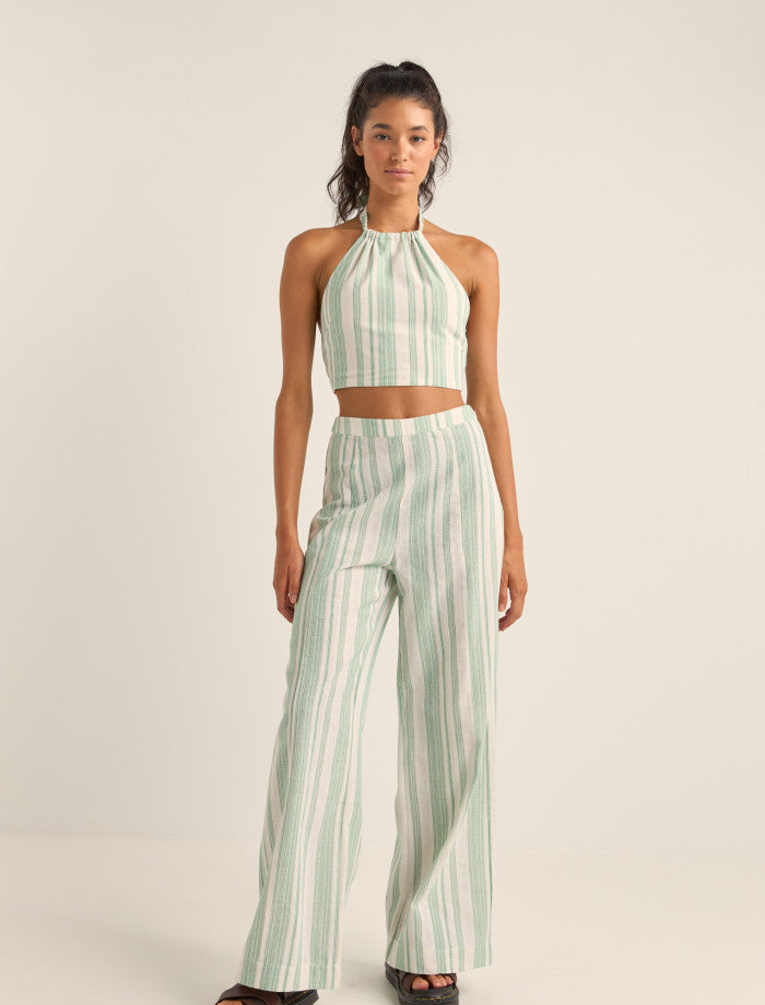 Rhythm Dinero Stripe Wide Leg Pant