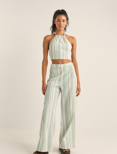 Rhythm Dinero Stripe Wide Leg Pant