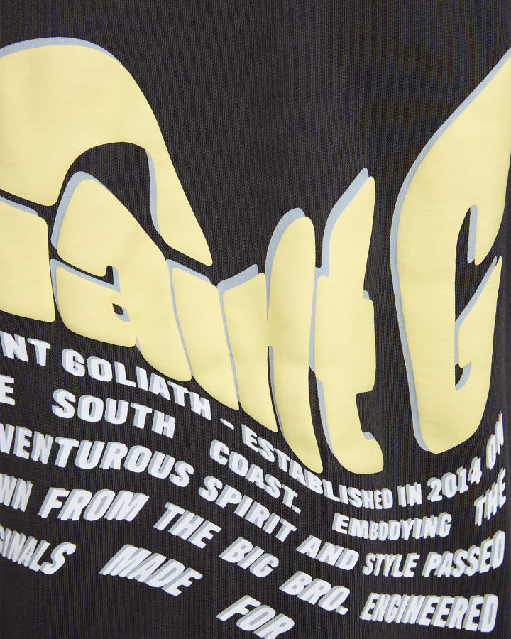 St Goliath Distort Tee Black