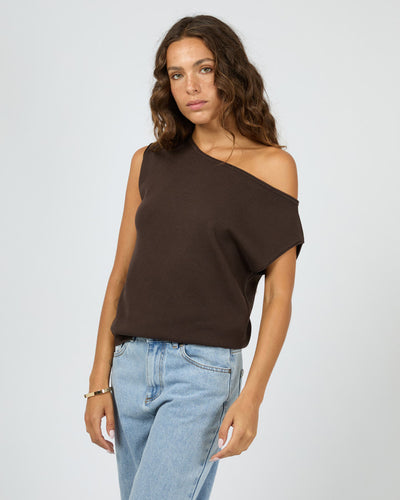 Silent Theory Ellis Off The Shoulder Top