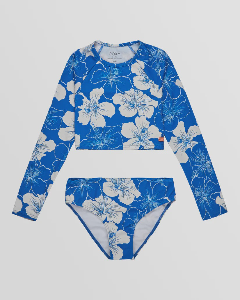 Roxy Hippy Hibiscus Crop Lycra Set