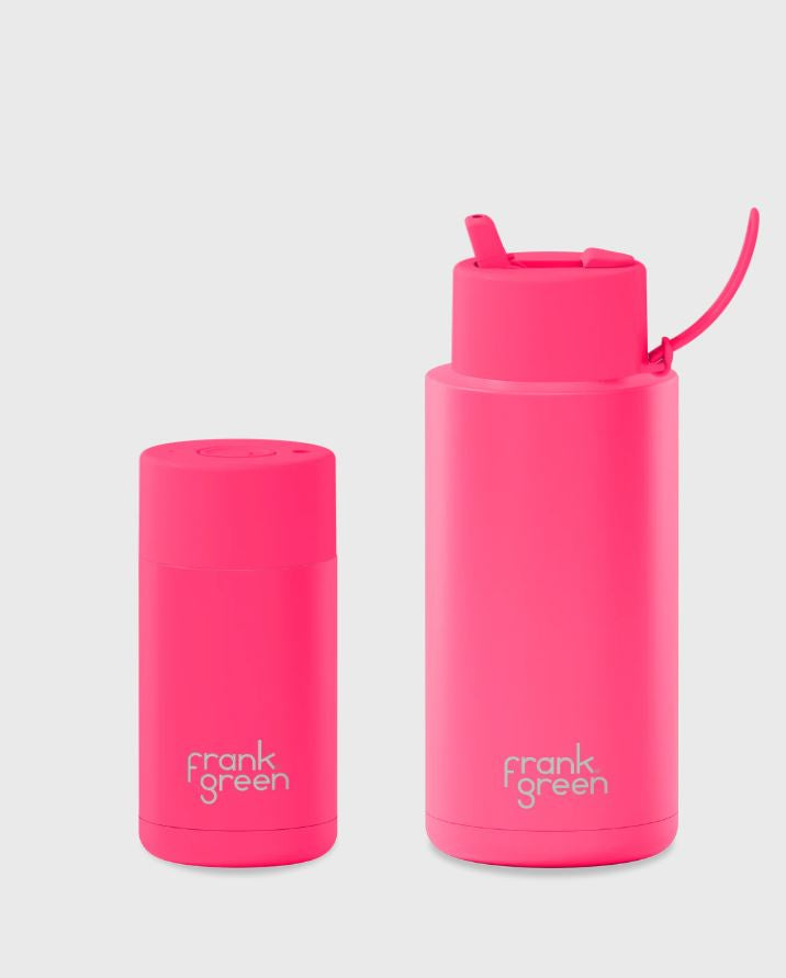 Frank Green The Essentials Gift Set Large Neon Pink