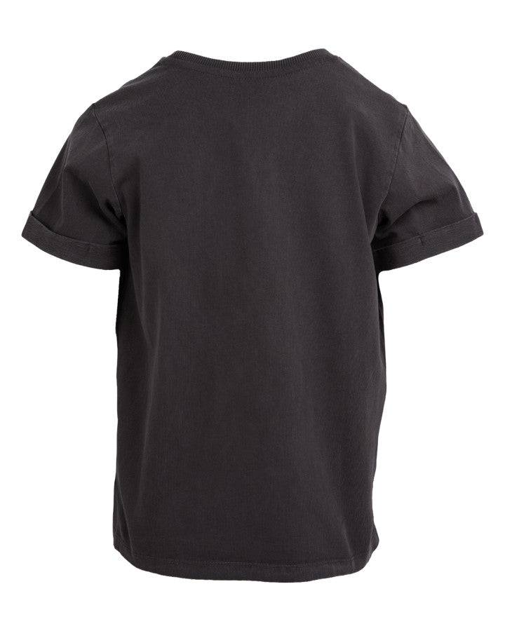 Eve Girl Washed Tee Black (Size 8-16)