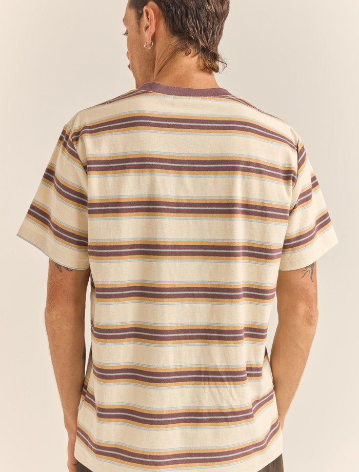 Rhythm Everyday Stripe SS T-Shirt