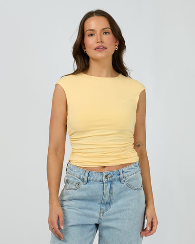Silent Theory Evie Ruched Top