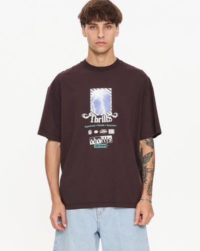 Thrills Excitement Excitement Box Fit Oversize Tee