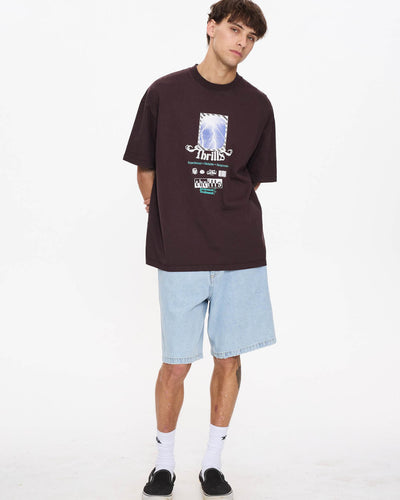 Thrills Excitement Excitement Box Fit Oversize Tee