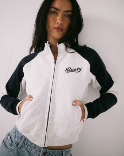 Rusty Day Dreamer Funnel Neck Fleece