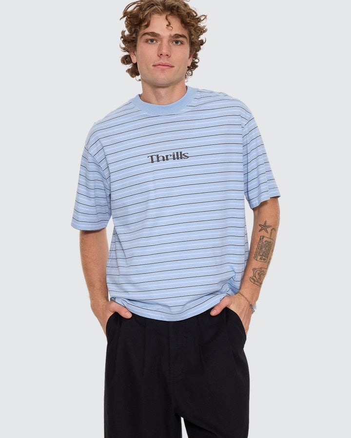 Thrills Flowers Of Tomorrow Stripe Box Crop Tee