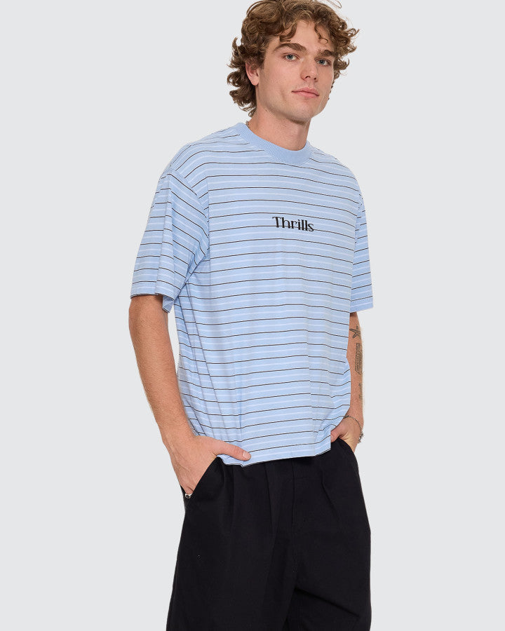 Thrills Flowers Of Tomorrow Stripe Box Crop Tee