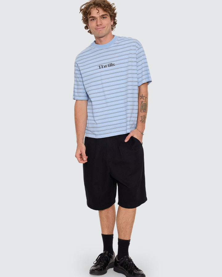 Thrills Flowers Of Tomorrow Stripe Box Crop Tee