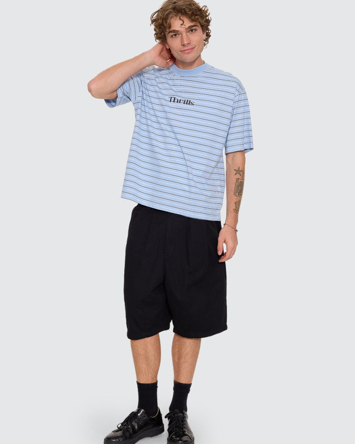 Thrills Flowers Of Tomorrow Stripe Box Crop Tee