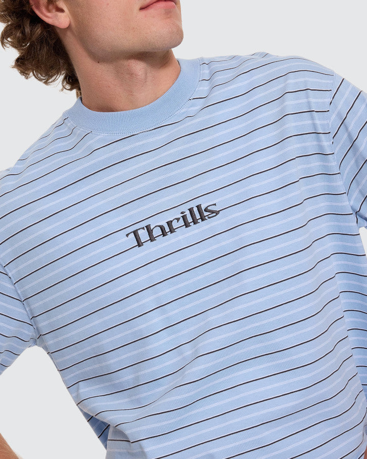 Thrills Flowers Of Tomorrow Stripe Box Crop Tee