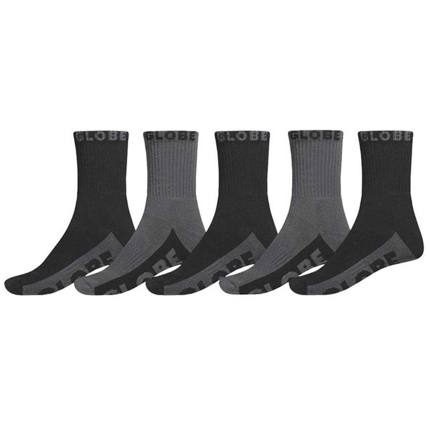 Globe Black/Grey Crew Socks