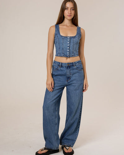 Thrills Good Intentions Denim Top