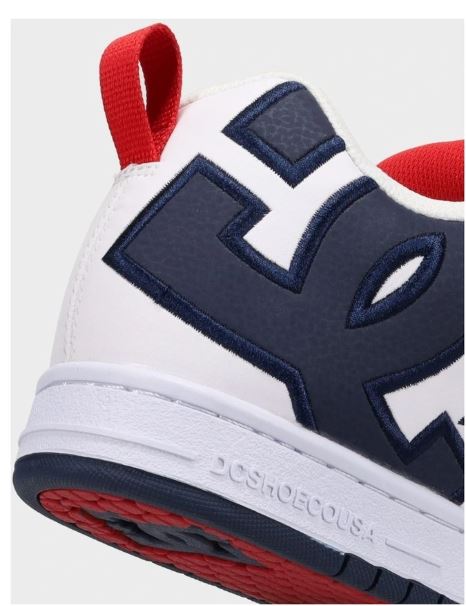 DC Court Graffik White/Navy/Red