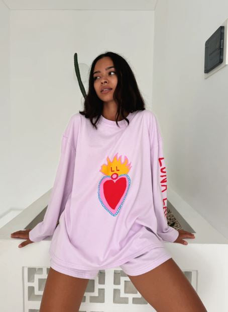 Luna Lane Hearts On Fire Long Sleeve