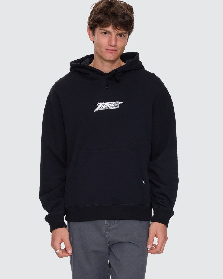 Thrills Heavy Voltage Slouch Pull On Cropped Hood