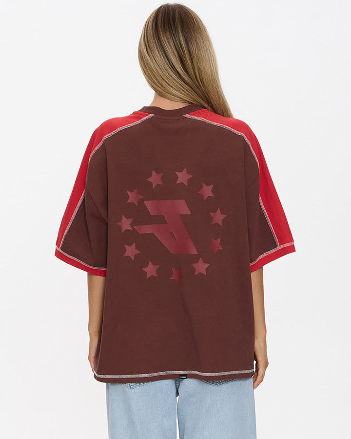 Thrills Hot Shot Panelled Oversized Tee