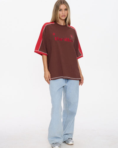 Thrills Hot Shot Panelled Oversized Tee