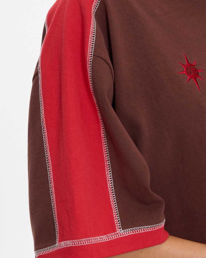 Thrills Hot Shot Panelled Oversized Tee