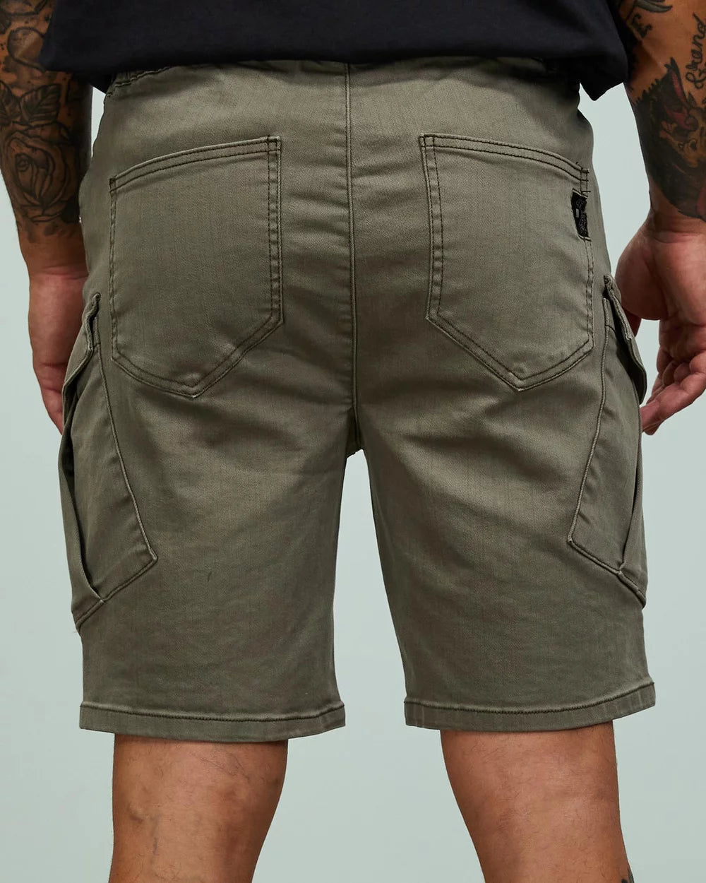 St Goliath Oxide Cargo Short Khaki