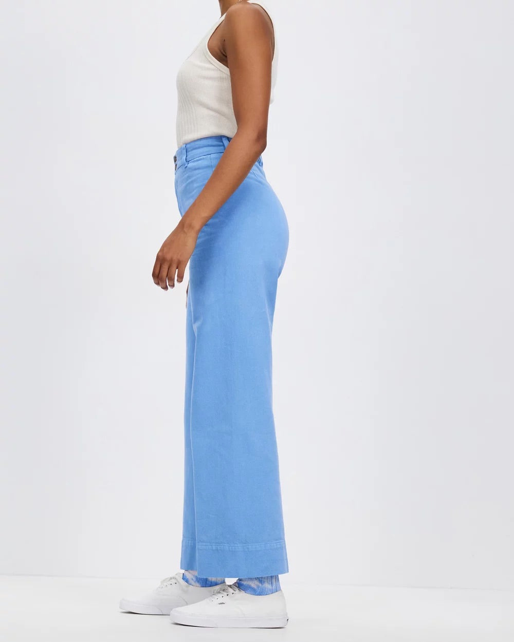 Thrills Belle Full Length Chino Powder Blue